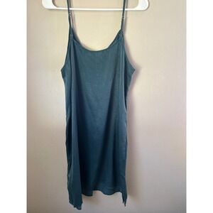 Mystree Teal Blue Slip Dress Size M Indie Sleeze Fairycore WesternFeminine